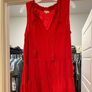 Max Studio Red Casual Dress